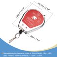 thumbnail image 2 of Uxcell 1.3-4.4lbs (0.6-2kg) Red Retractable Spring Balancer with Fitting Accessory, 2 of 7
