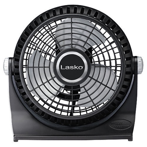Lasko 10 Breeze Machine Pivoting 2-Speed Floor Fan, Model 507, Black -  Walmart.com