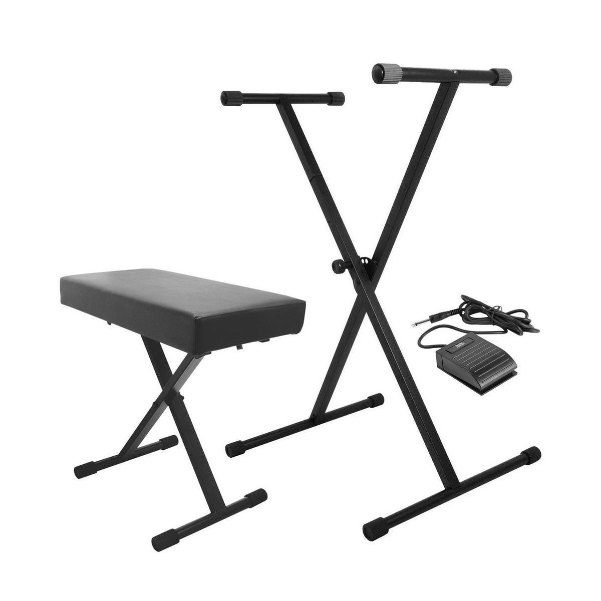 On-Stage KPK6520 Keyboard Stand/Bench Pak with Sustain Pedal