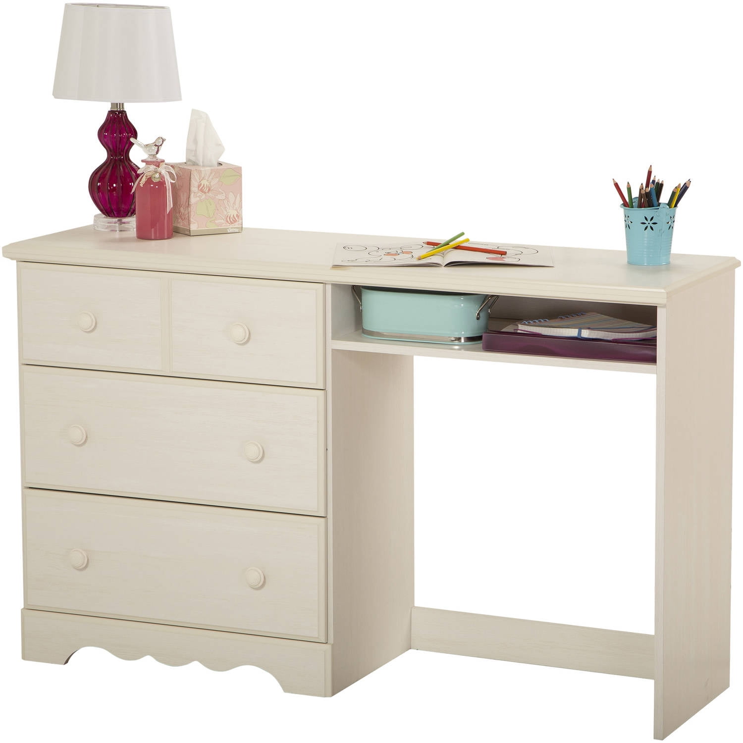 white desk for children's room