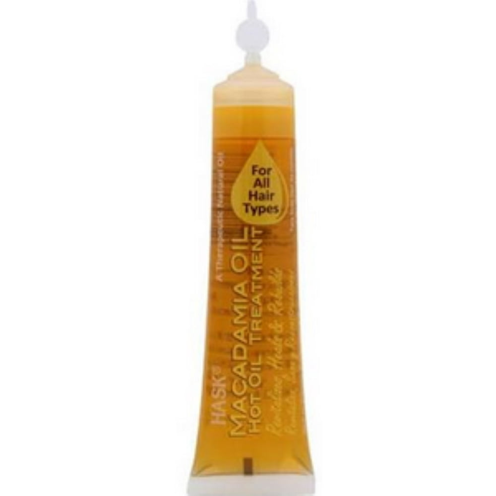 Hask Macadamia Oil Hot Oil Treatment, 1 oz (Pack of 6) - Walmart.com ...