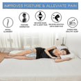 thumbnail image 5 of Almohada Ortopédica LIUYMXG para Dormir En forma de Corazón Cojín de Cuña con Soporte para Rodillas, 5 of 5