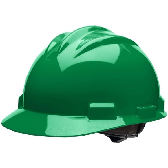 Casco de seguridad Bullard S61 con trinquete de 4 puntos, verde Kelly