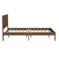 thumbnail image 6 of Flash Furniture Kingston Queen Size Solid Wood Platform Bed with Wooden Slats and Headboard, No Box Spring Needed, Brown, 6 of 10