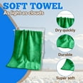 thumbnail image 3 of AUQ Bath Towels Large,Non-Pilling Fiber Structure Washcloths for Showering,Soft Lightweight Fabric Hand Towel,Green,13.78*29.53*0.39in, 3 of 7