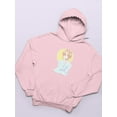 thumbnail image 3 of Anime Woman Thinking Hoodie Women -Image by Shutterstock, Female XX-Large, 3 of 4