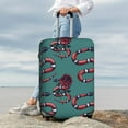 thumbnail image 3 of Lsque Snake And Rose Printed Luggage Cover, Travel Luggage Protector,Scratch and Dirt Resistant, Fits 18-32 Inch Luggage -, 3 of 9