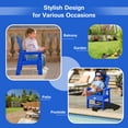thumbnail image 5 of Costway Patio Kids' Adirondack Chair Seat Weather Resistant for Ages 3-8 Blue, 5 of 7