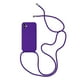 thumbnail image 1 of Fundas originales de silicona líquida para iPhone 14 13 12 11 Pro XS Max X XR SE2 8 7 Plus, funda suave de caramelo + correa para el cuello con cordón cruzado Tan Jianjun unisex, 1 of 2
