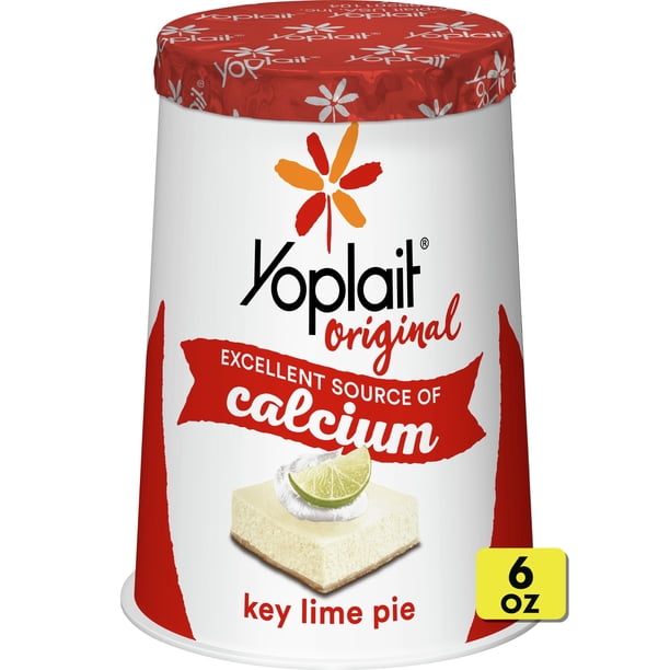 Yoplait Original Low Fat Key Lime Pie Yogurt Cup Walmart