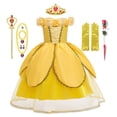thumbnail image 1 of Vestidos de princesa bella para niña, disfraz de baile, vestido de La Bella y La Bestia, ropa de fantasía para fiesta de año nuevo, 2023 Fivean unisex, 1 of 2