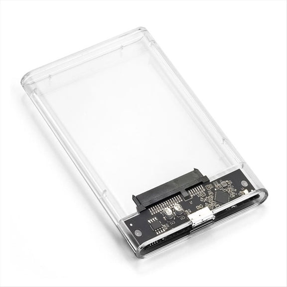 USB 3.0 External Hard Drive Enclosure 2.5 Inch SSD Case HDD Clear Harddisk Boxs