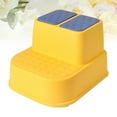 thumbnail image 1 of TAILTOSS 1Pc Yellow Toilet Chair Foot Step Stool Non-slip Height Increase Potty Training for Kids Bathroom Use, 1 of 8