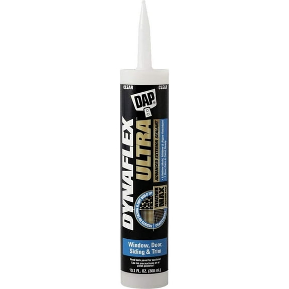 DAP DYNAFLEX Ultra 7079818220 Advanced Exterior Sealant, Black, 40 to 100 deg F, 10.1 oz Cartridge