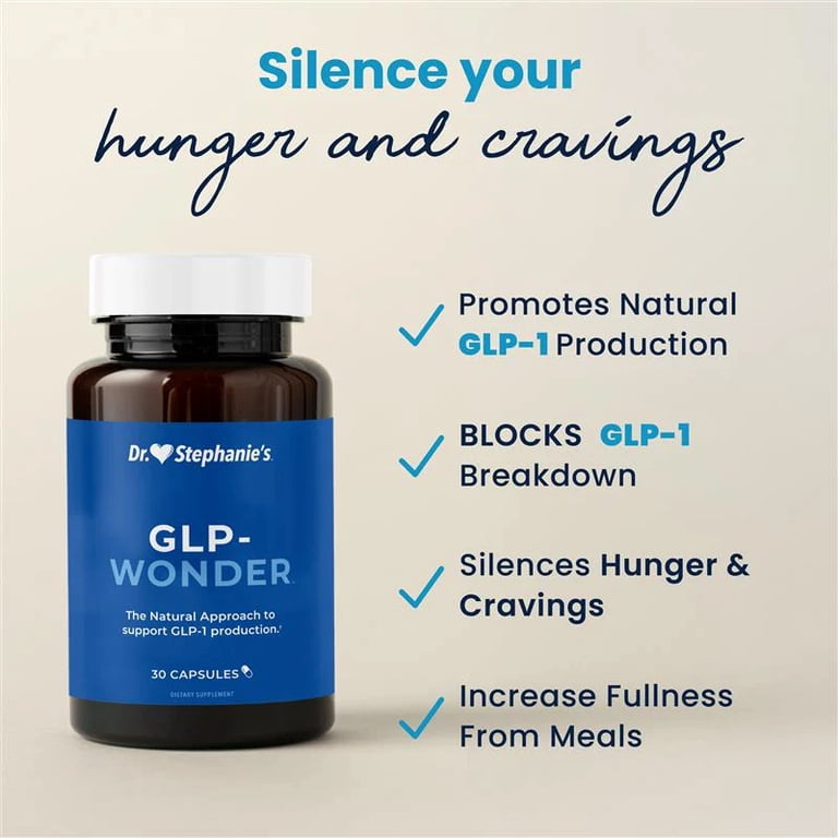 glp 1 dr stephanie Dr. Stephanie's GLP-Wonder Natural Weight Support Supplement 30 Capsules