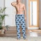 thumbnail image 2 of Fotbe Dachshund Dog Pantalones de Pijama para Hombre, Pantalones de Dormir, Pantalones de Casa con Cintura Ajustable y Bolsillos-XX-Large, 2 of 6