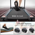 thumbnail image 3 of Bellemave Folding Treadmill for Home, 3.5HP Electric Motorized Treadmill with 10MPH Speed, 57" Large Running Surface, Preset and Adjustable Programs - Bluetooth Connectivity-Black, 3 of 11