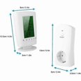 thumbnail image 2 of 110-240v Wireless Thermostat Socket, Smart Programmable Room with Temperature, 2 of 5