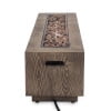 thumbnail image 7 of Jasmine Outdoor 50,000 BTU Rectangular Fire Pit (No Tank Holder), Brown Wood Pattern, 7 of 7