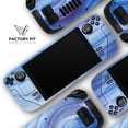 thumbnail image 5 of Design Skinz - Compatible with Steam Deck - Skin Decal Protective Scratch-Resistant Removable Vinyl Wrap Cover - Vivid Agate Vein Slice Blue V5, 5 of 5