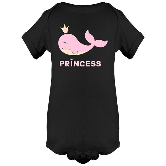 Pink Princess Whale Bodysuit Infant -Image by Shutterstock, 24 Months