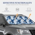 thumbnail image 4 of Vsdgher Flower Print Car Windshield Sun Shade, Reflective Sunshade Window Sunshade Sun Visor Protector Fit for Cars,Trucks,SUVs-Large, 4 of 6