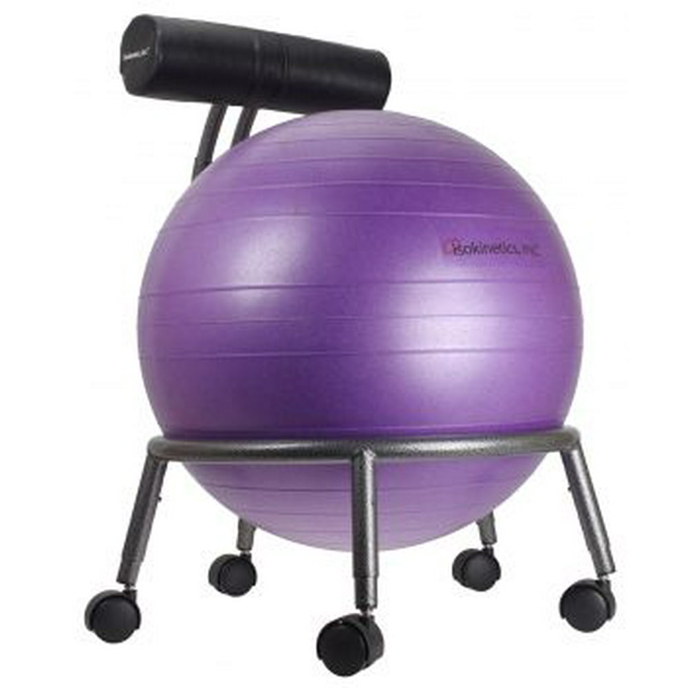 Inc. Brand Adjustable Fitness Ball Chair Silver Flake