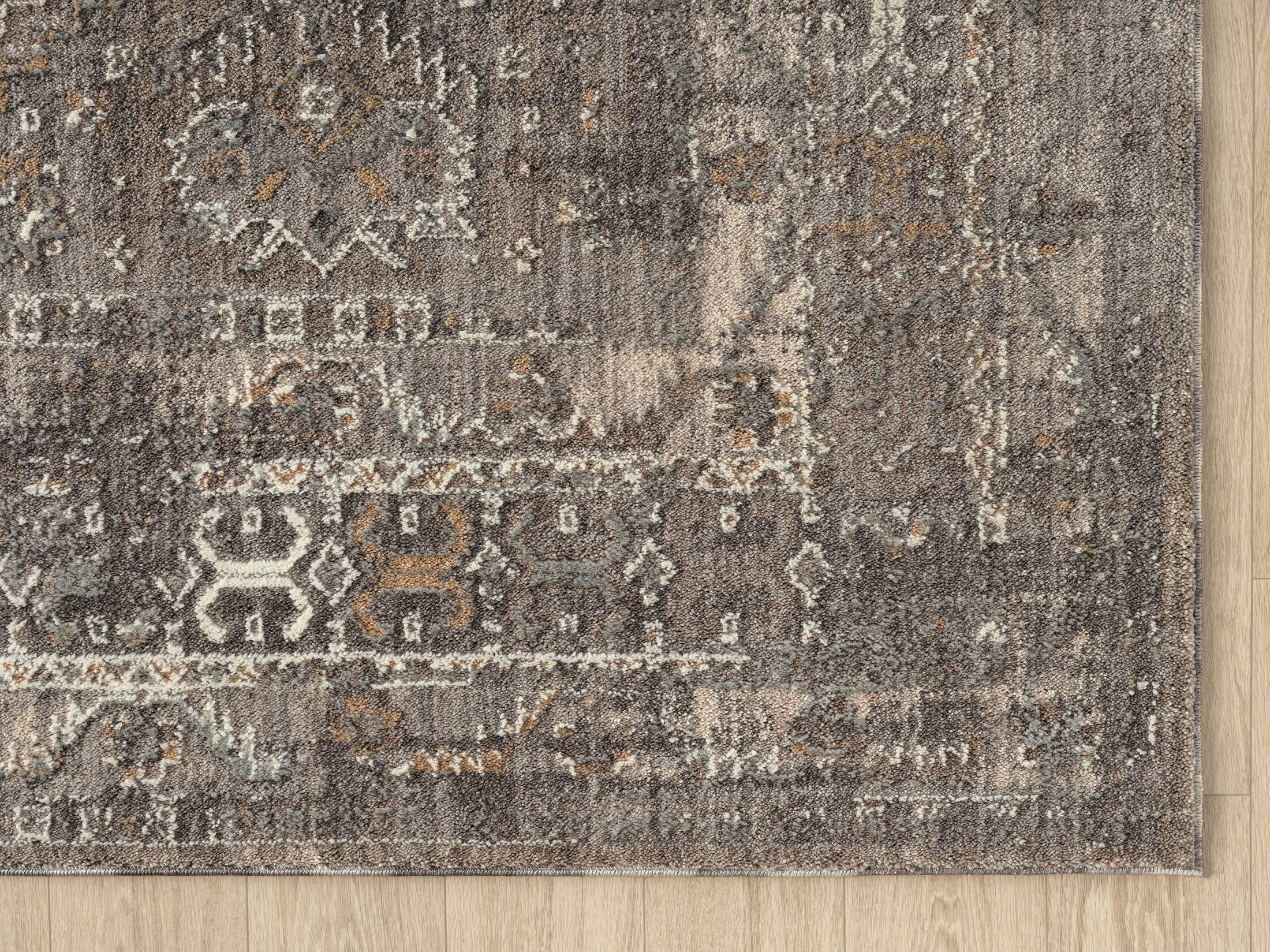 United Weavers Utopia Chester Oriental Border Area Rug, Grey, 7'10" x 10'6"