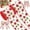 Bright Colors, variant on 2 Rolls 20 Yards Red and White Striped Ribbons, 2.5 Inch Wide - Candy Cane Glitter Ribbons for Christmas Tree and Gift Wrapping