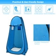 thumbnail image 6 of Costway Portable Pop up Camping Fishing Bathing Shower Toilet Changing Tent Room Blue, 6 of 10