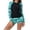 Sky Blue-11, variant on Women's Print Swimsuit Set Long Sleeve Sun Protection Two Piece Bathing Suit Casual Beach Surfing