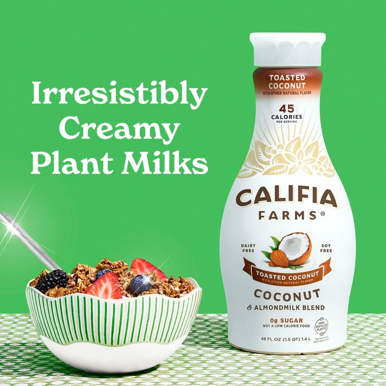 Califia Farms Toasted Coconut Almond Milk 48 Fluid Ounces