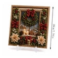 thumbnail image 3 of Secfreeship Christmas Punch Needle Kit with 3D Effect, DIY Stitching Craft Set for Beginners, Cozy Holiday Project for Home Decor and Display, 3 of 5