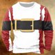 thumbnail image 1 of Sudadera sin capucha para hombre, informal, a la moda, con cuello redondo, estampado navideño, jersey de manga larga, blusa de poliéster para hombre, 1 of 5