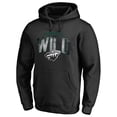 thumbnail image 2 of Men's Black Minnesota Wild Arch Smoke Pullover Hoodie, 2 of 3