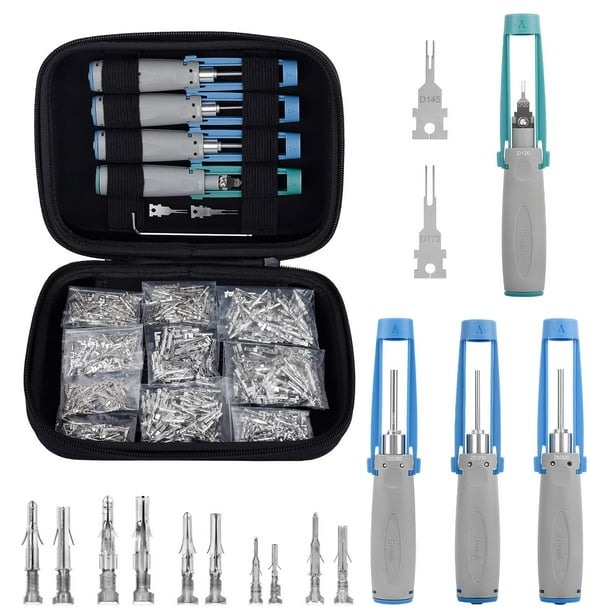 Kit de conectores para herramientas de extracción de terminales JRReady ST6528, 447 piezas