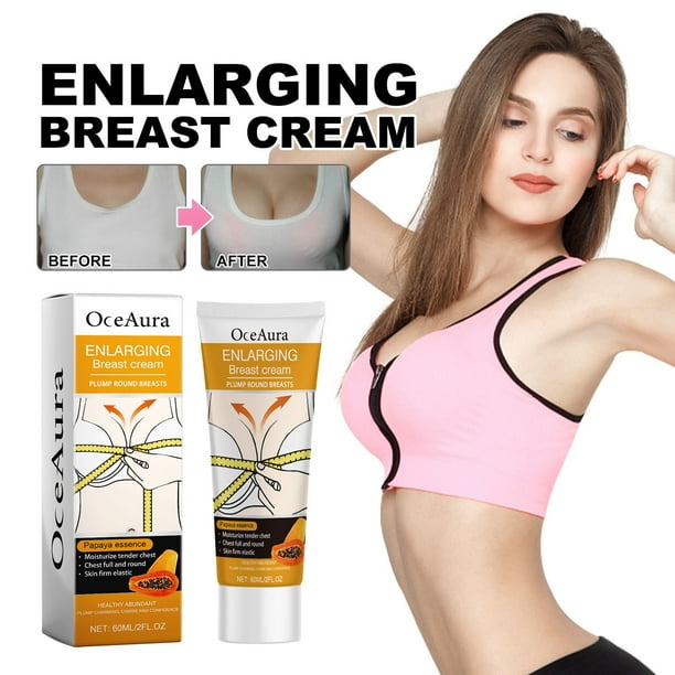Crema para el aumento de pecho, reafirmante y agrandamiento del pecho, 60 ml de crema de leche