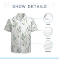 thumbnail image 7 of High Quality Hawaiian Shirts for Men Short Sleeve Aloha Beach Shirt Floral Summer Casual Button Down Shirts Blouses QWTASF, 7 of 7