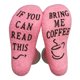 thumbnail image 1 of par de calcetines unisex casuales con el alfabeto If You Can Read This Cake, 1 of 5