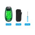 thumbnail image 3 of Uxcell LED Safety Light, 2 Pack Bicycle Tail Light Running Lights, Green, 3 of 6
