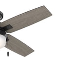 thumbnail image 4 of Ventilador de techo Hunter Port Haven Negro 44 pulgadas, 4 of 5