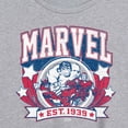 thumbnail image 3 of Marvel - Collegiate Americana - Women's Oversized Graphic T-Shirt, 3 of 5