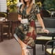 thumbnail image 3 of Balery American Flag Deer Art Vestidos sueltos de manga corta para mujer, vestidos de verano 2025, vestidos casuales de corte A con vuelo., 3 of 6