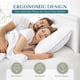 thumbnail image 5 of Casa Platino Juego de 2 Almohadas Tamaño Queen: Almohada de Cama de Colección de Hotel de Lujo Tamaño Queen para Personas Que Duermen de Lado, Boca Arriba y Boca Abajo, Duradera y Fácil de Lavar, 5 of 8