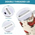 thumbnail image 5 of 40 oz Stainless Steel Tumbler Vacuum Insulated Leak Proof Stainless Steel Coffee Cup Water Bottles Cartoon Santa Claus, 5 of 9