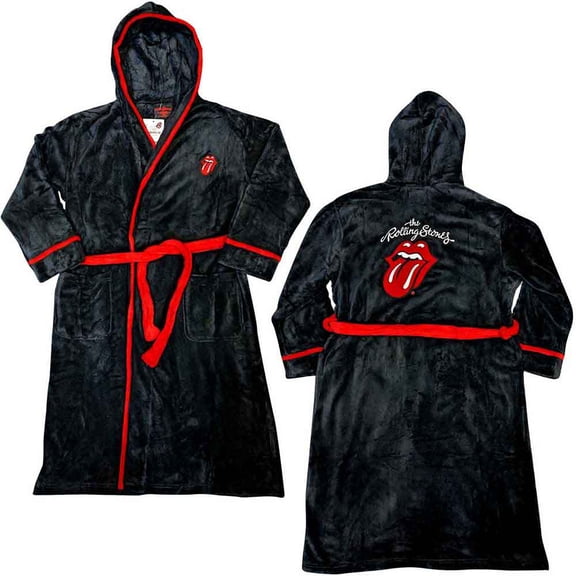The Rolling Stones Unisex Bathrobe Classic Tongue (Small - Medium)