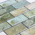 thumbnail image 5 of VANCORE 10 Pack Peel and Stick Backsplash Tiles 3D Wall Tiles Stickers for Kitchen Bathroom, 10" x 10.6", Green, 5 of 7