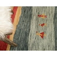 thumbnail image 4 of Unique Loom Fars Collection Modern Classic Colorful Tribal Inspired Design Area Rug, 6 0 x 6 0 Round, Light Blue/Navy Blue, 4 of 6