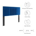 thumbnail image 6 of Tufted Headboard, King and CA king, Blue Navy, Velvet, Mid Century Bedroom, Modern Contemporary Boutique HB35252, 6 of 9