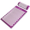 ProsourceFit Acupressure Mat and Pillow Set, Purple